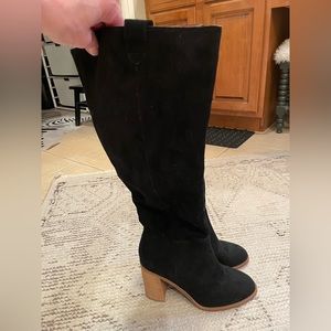 Altar’d state black, knee-high boots